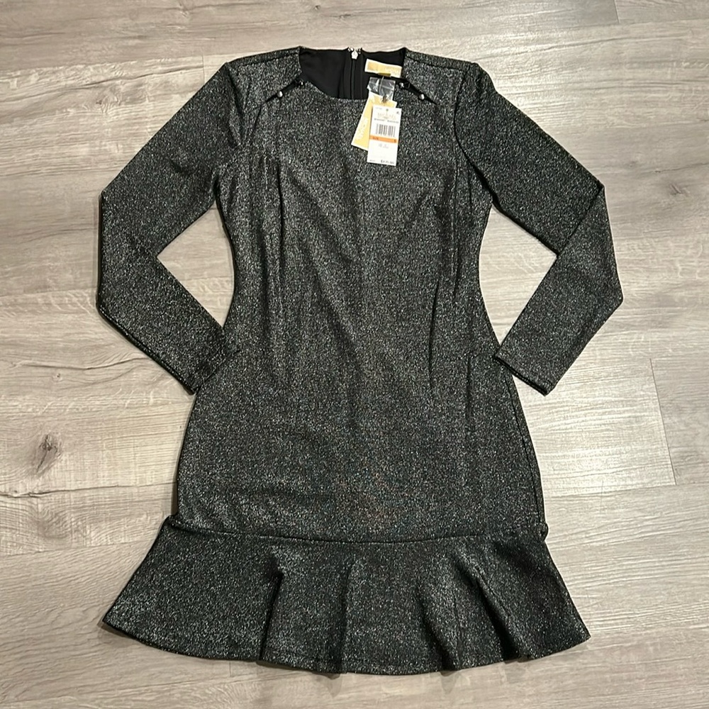 MICHAEL KORS 
Women's Crewneck Long-Sleeve Dress